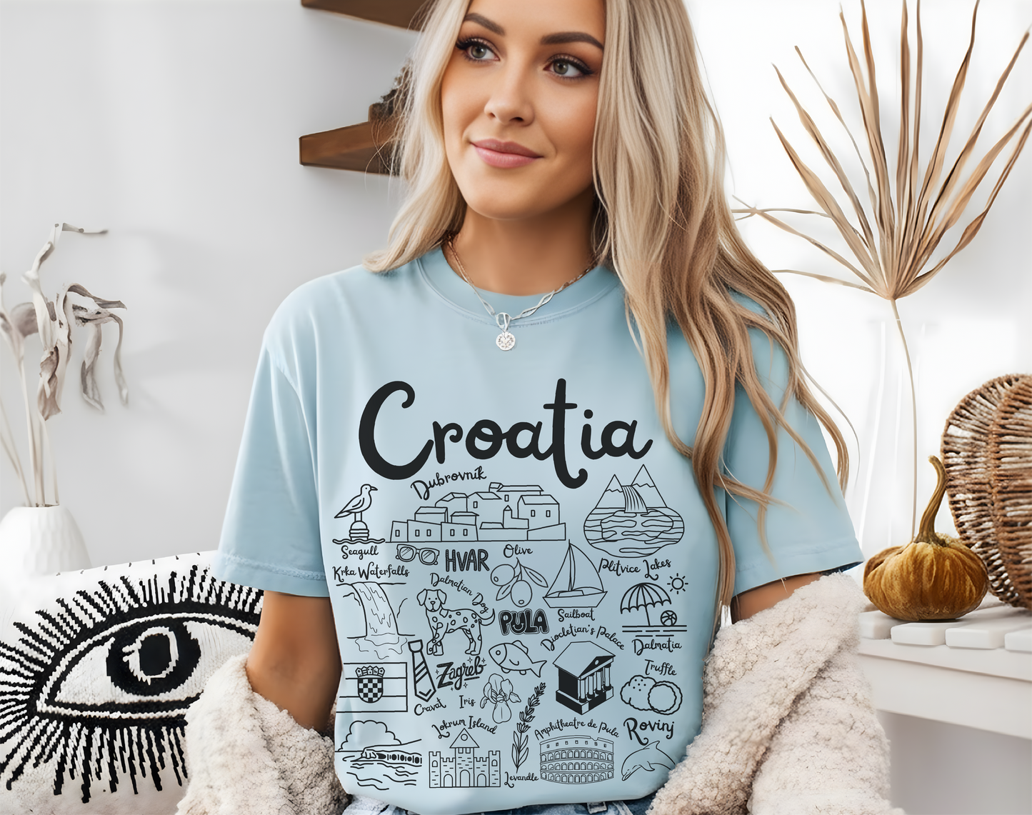 Croatia Landmarks t-shirt Comfort Colors®