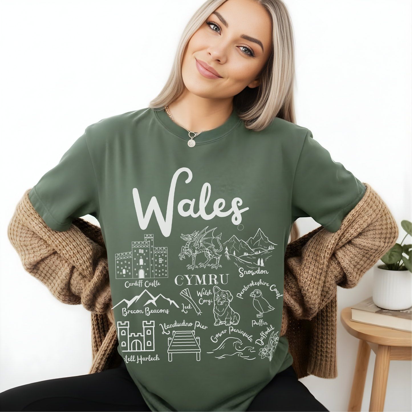 Wales Landmarks t-shirt Comfort Colors®