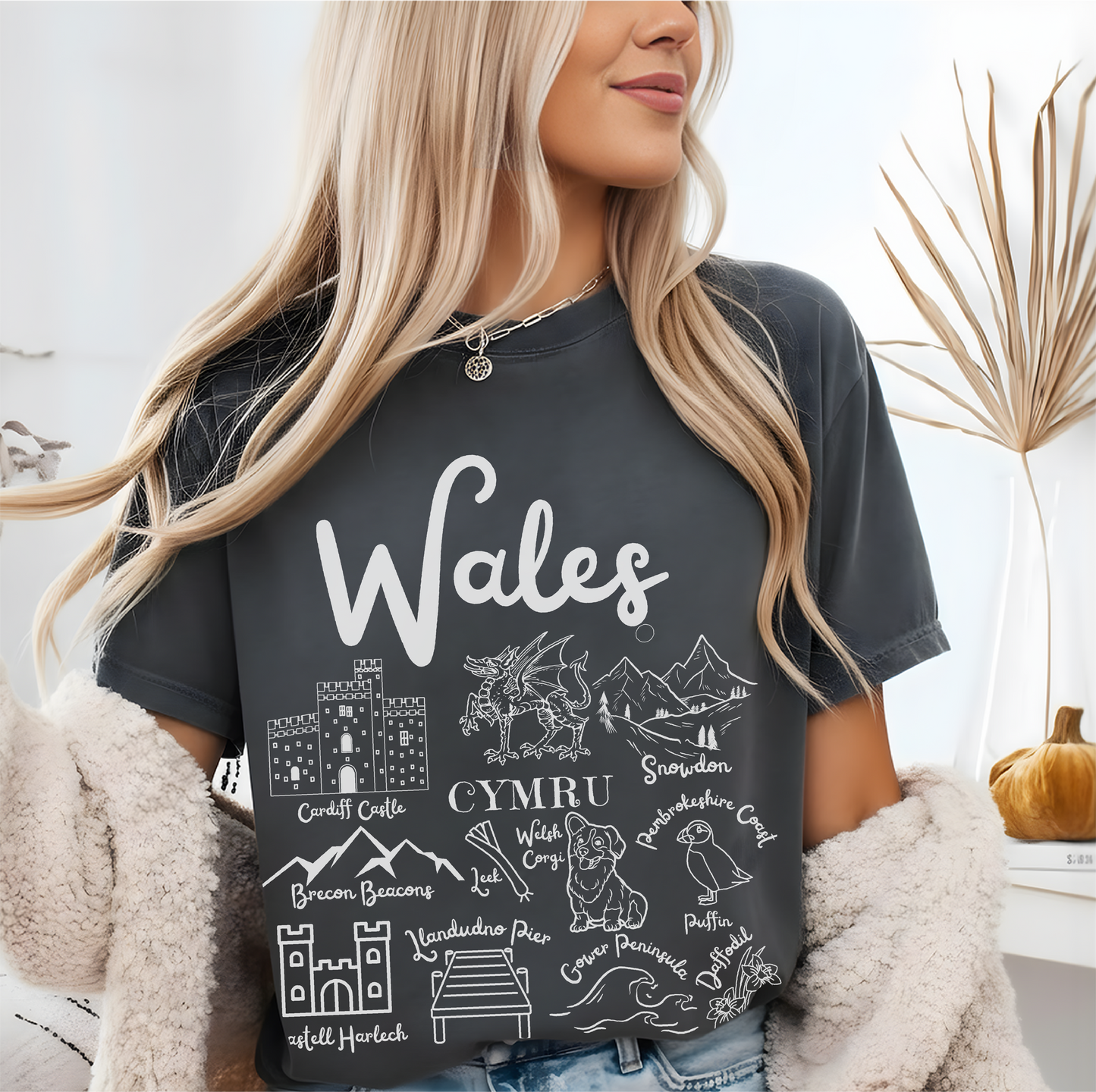 Wales Landmarks t-shirt Comfort Colors®