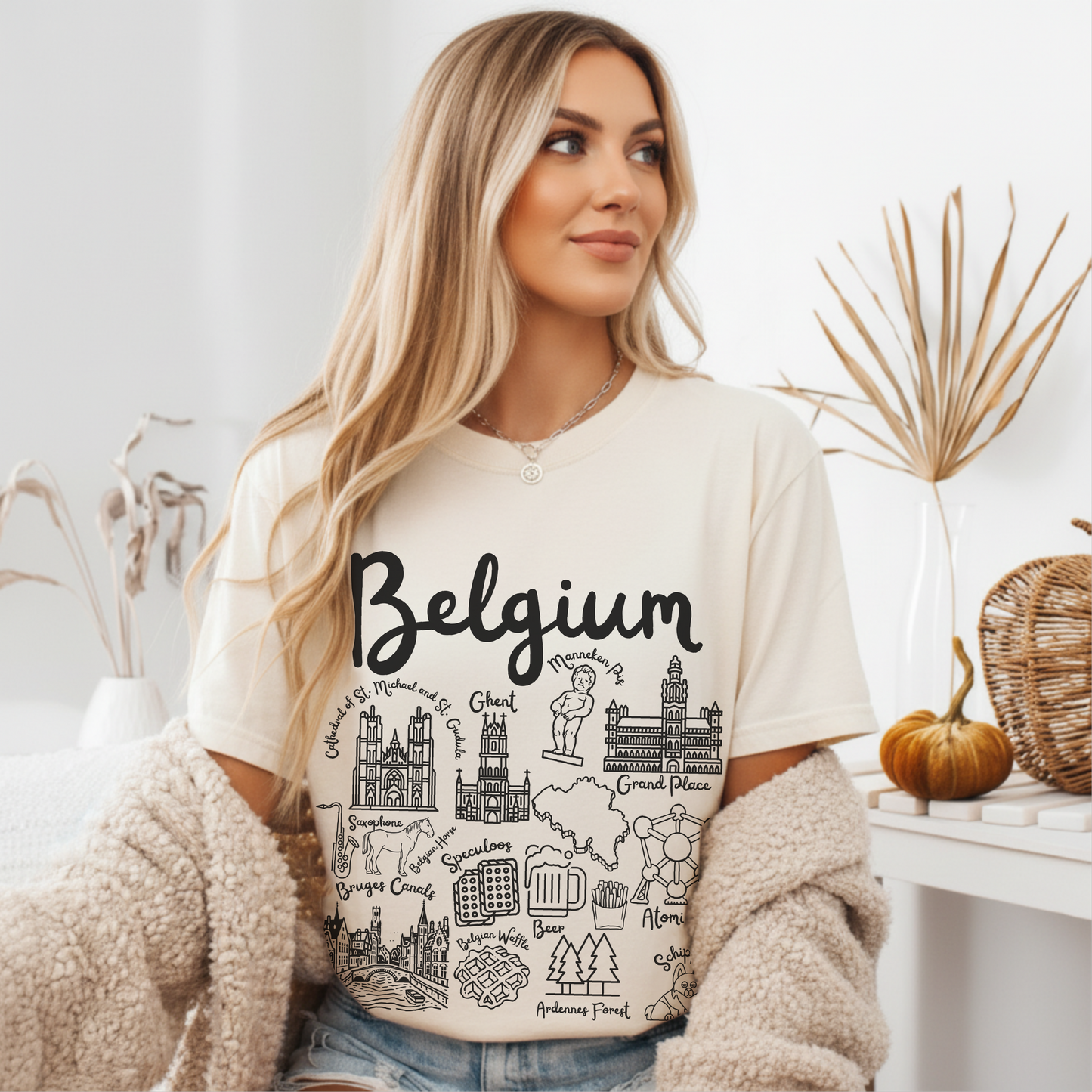 Belgium Landmarks t-shirt Comfort Colors®