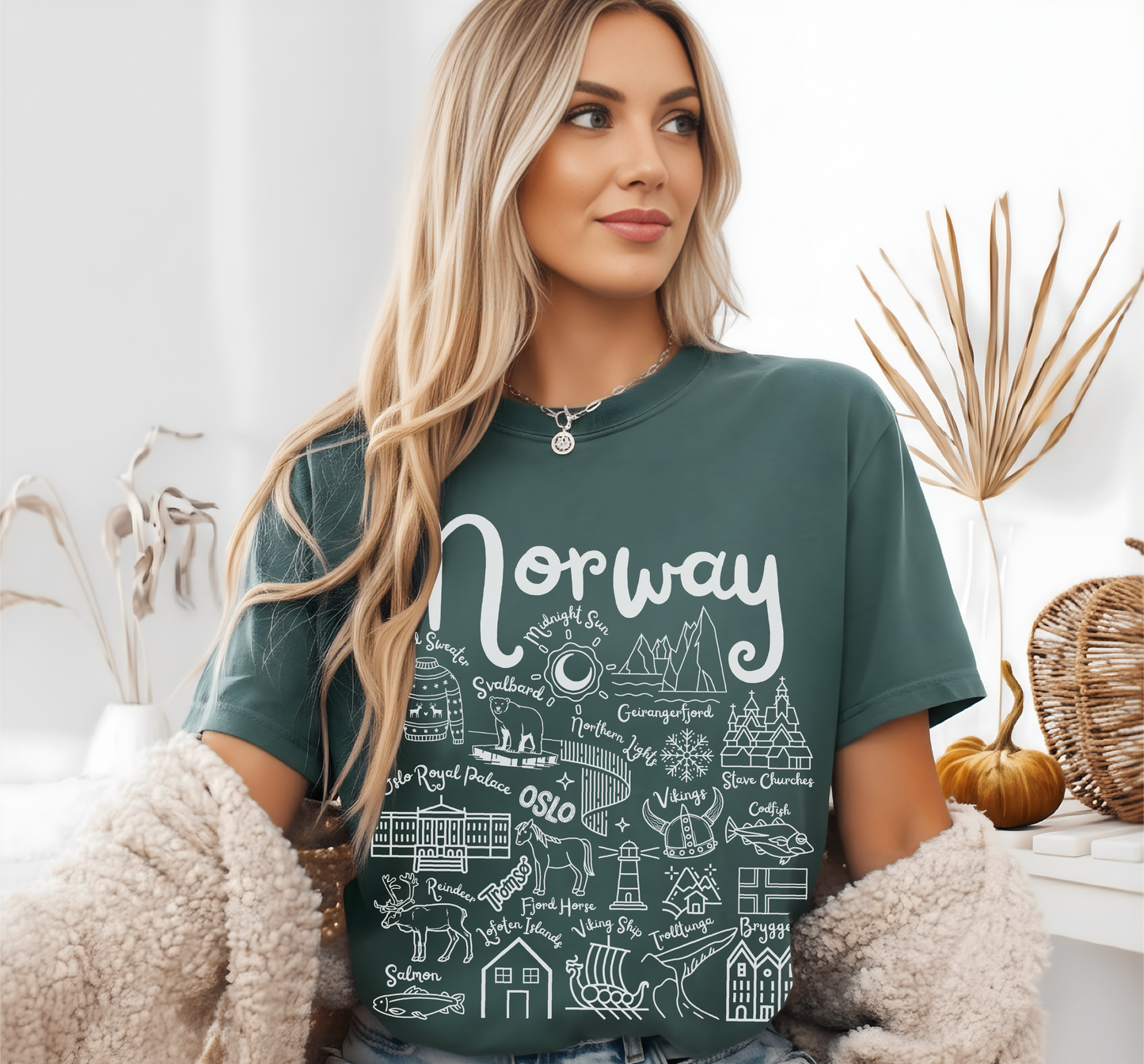 Norway Landmarks t-shirt Comfort Colors®