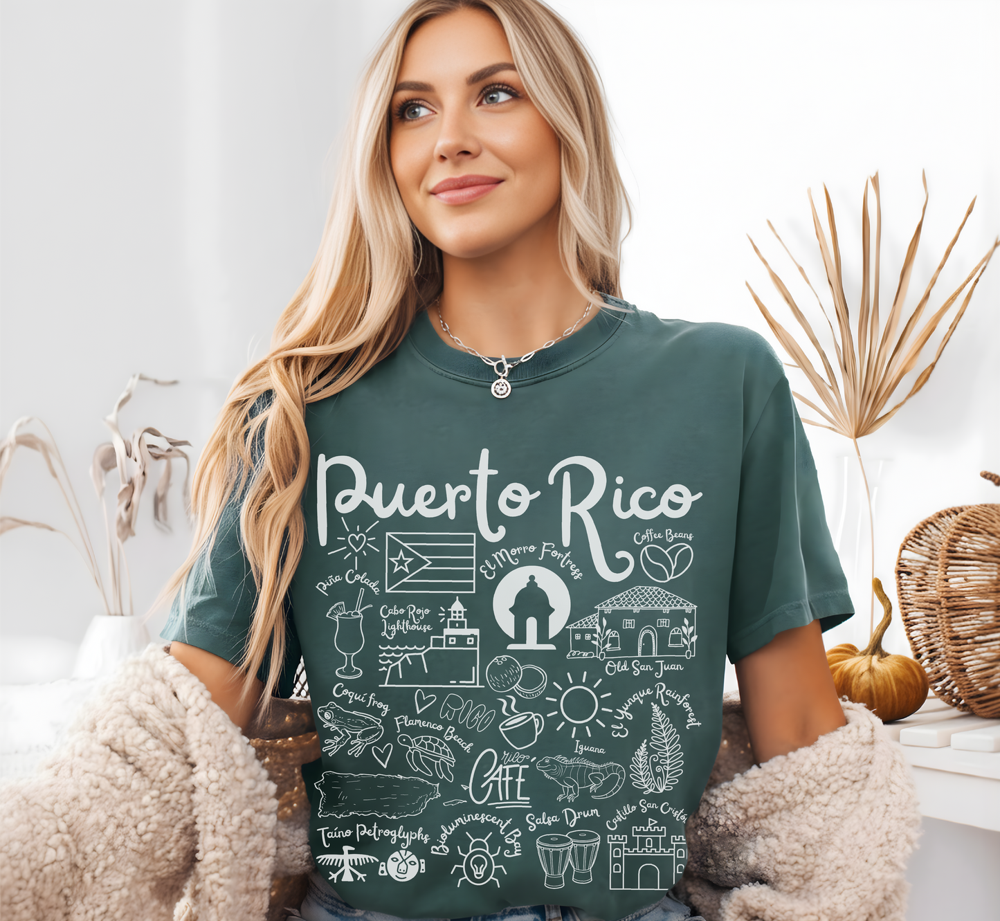 Puerto Rico Landmarks t-shirt Comfort Colors®