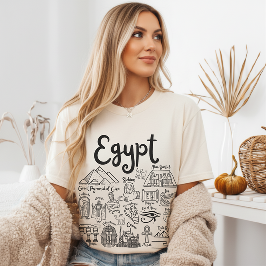 Egypt Landmarks t-shirt Comfort Colors®
