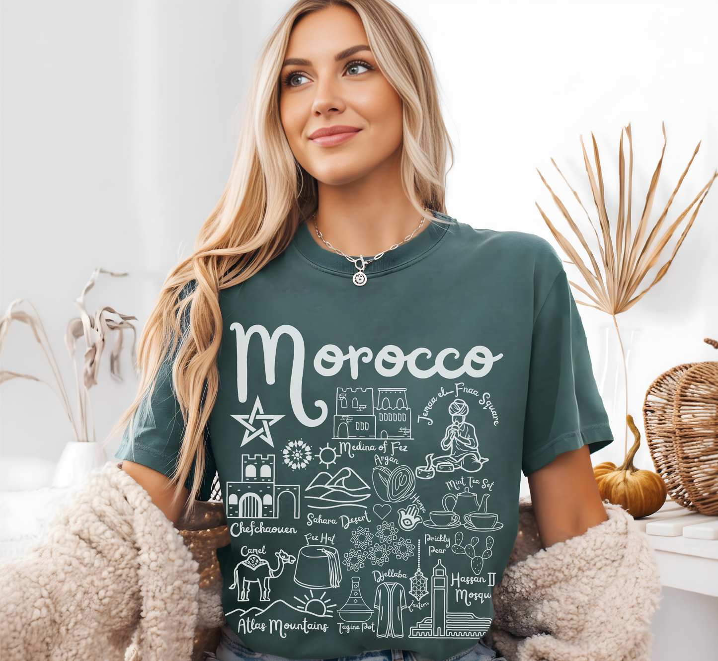 Morocco Landmarks t-shirt Comfort Colors®