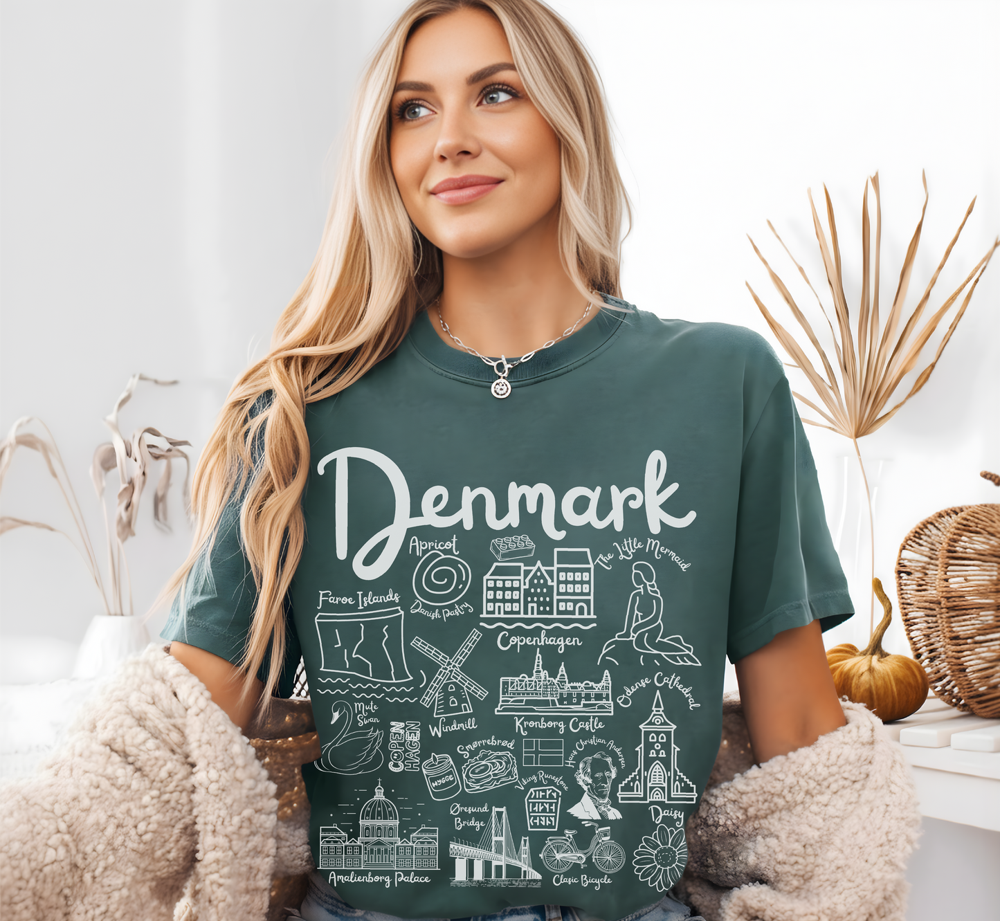 Denmark Landmarks t-shirt Comfort Colors®