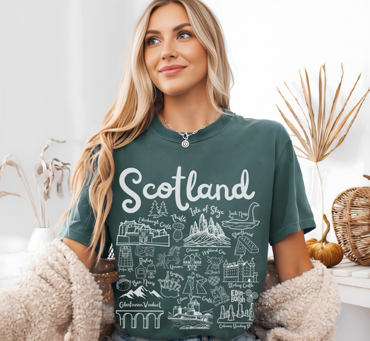 Scotland Landmarks T-shirt Comfort Colors®
