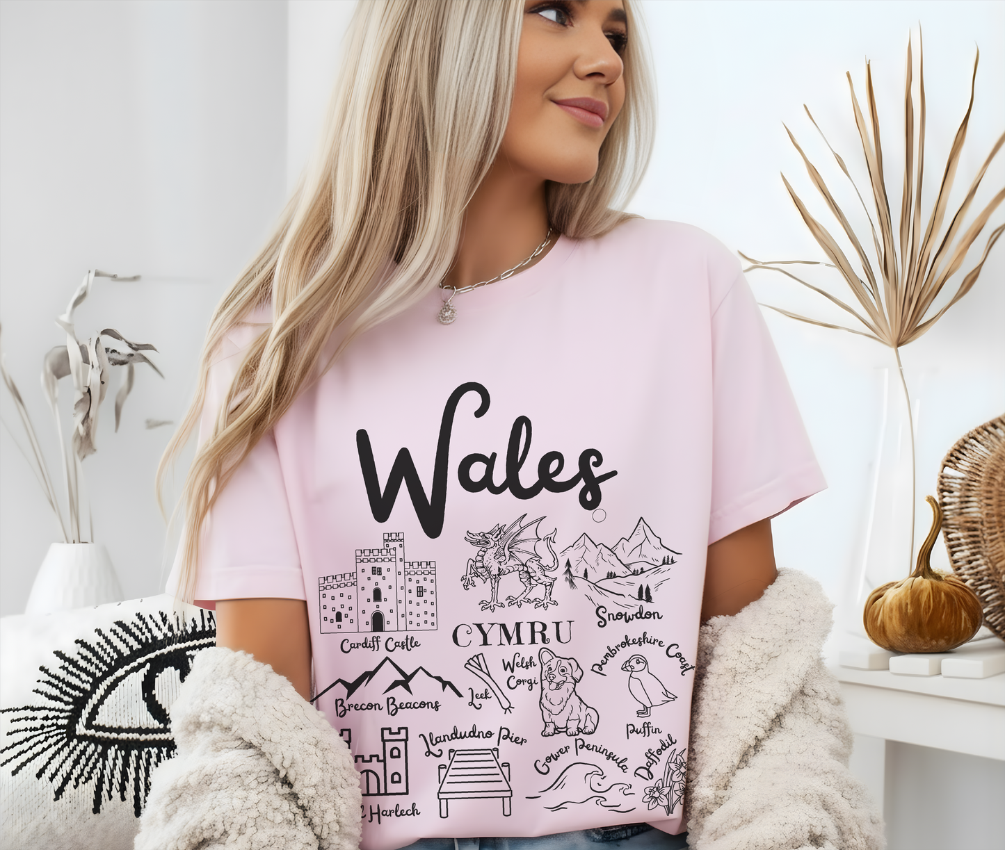 Wales Landmarks t-shirt Comfort Colors®
