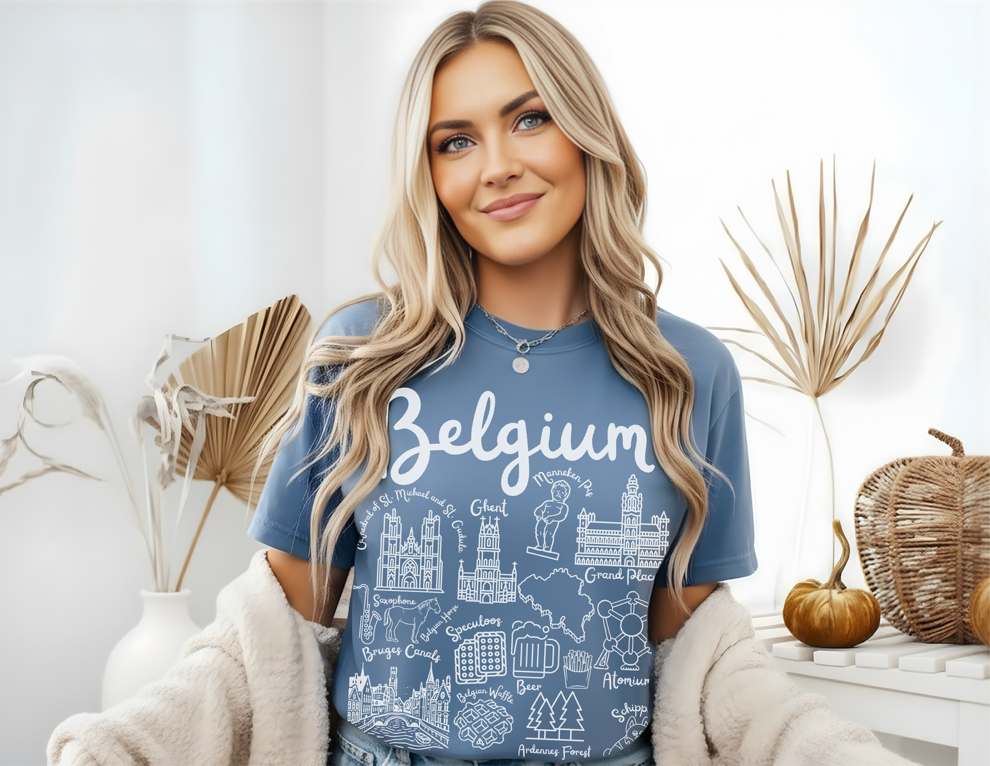 Belgium Landmarks t-shirt Comfort Colors®