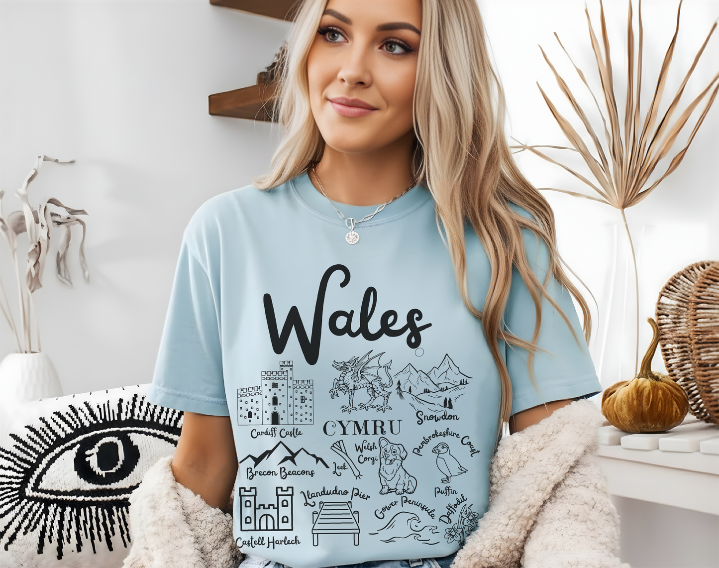Wales Landmarks t-shirt Comfort Colors®