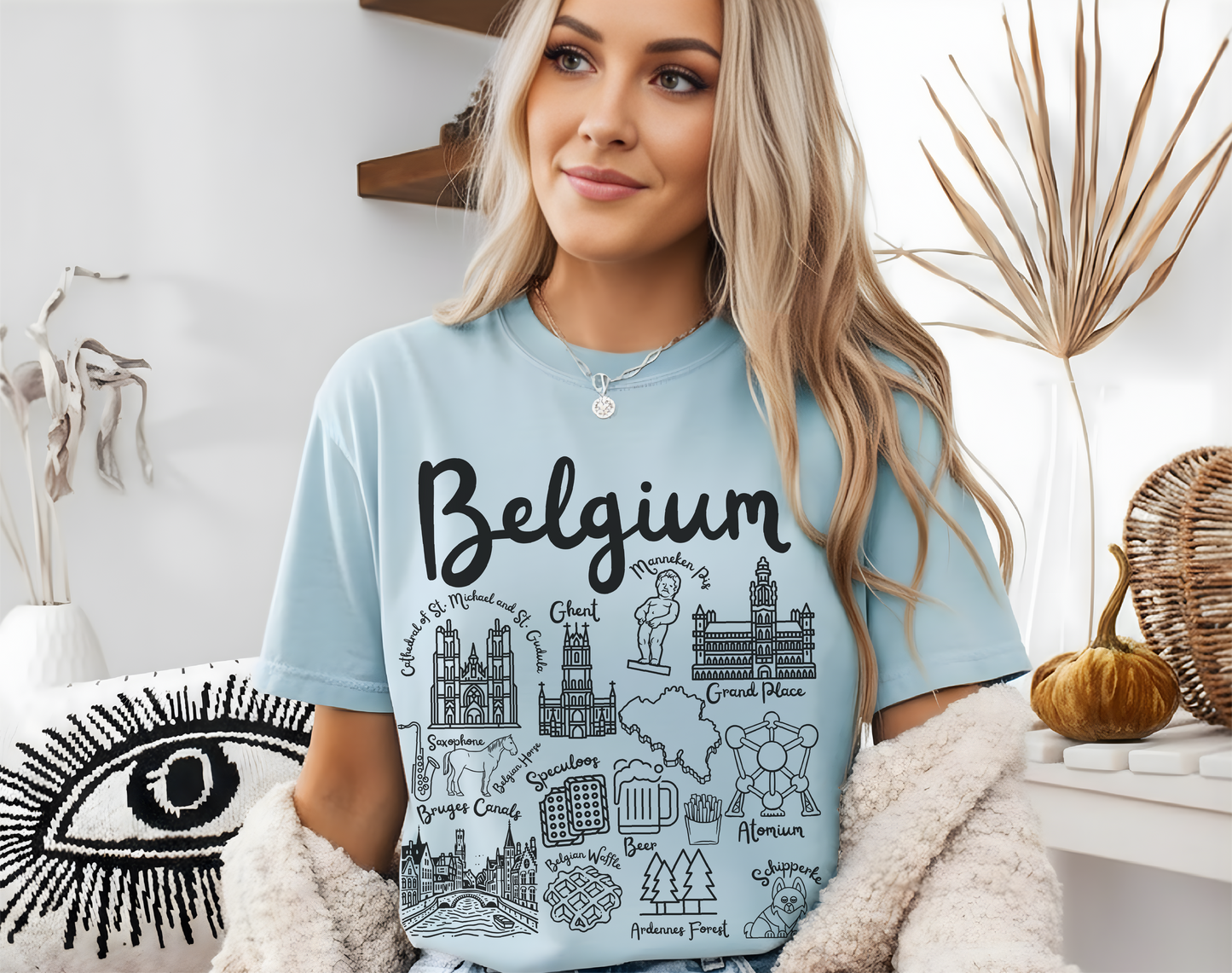 Belgium Landmarks t-shirt Comfort Colors®