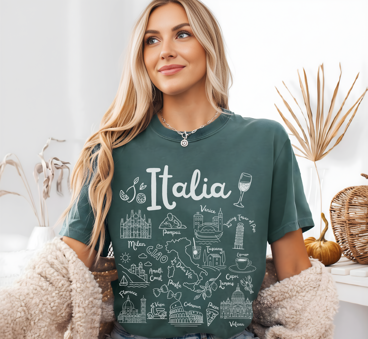 Italy Landmarks t-shirt Comfort Colors®