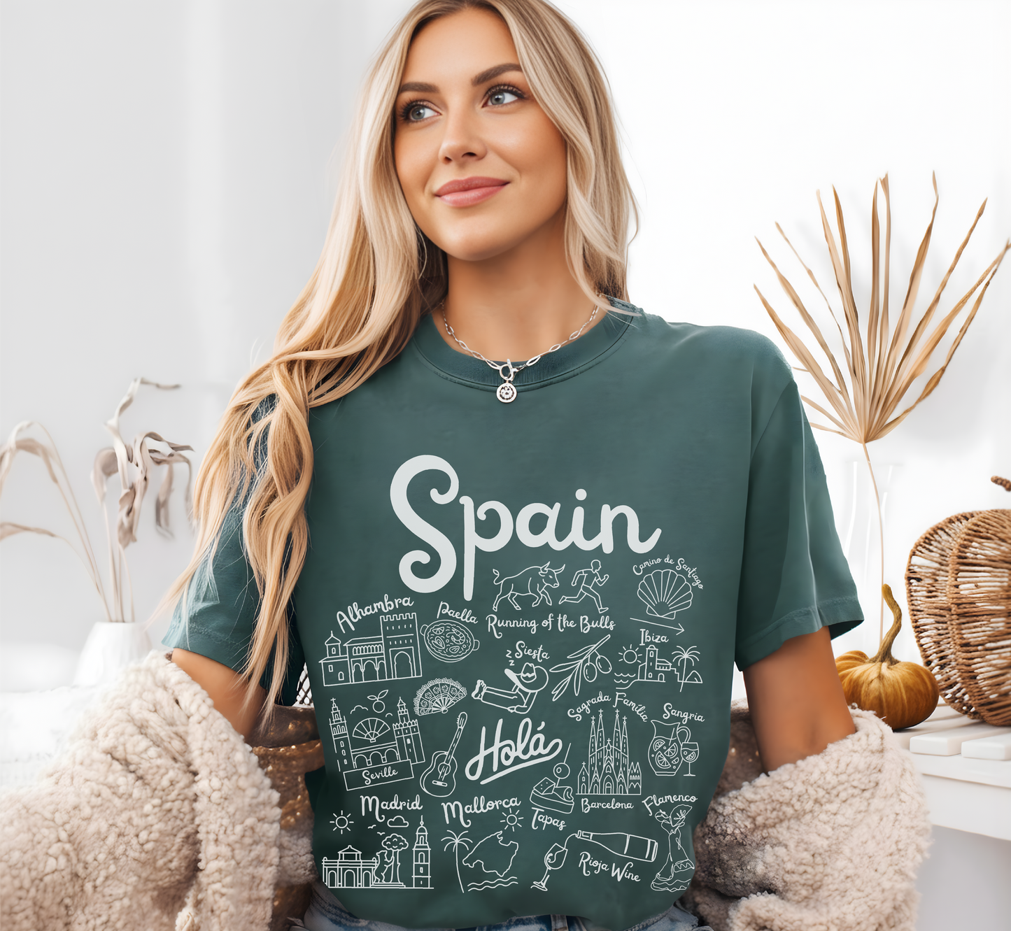 Spain Landmarks t-shirt Comfort Colors®