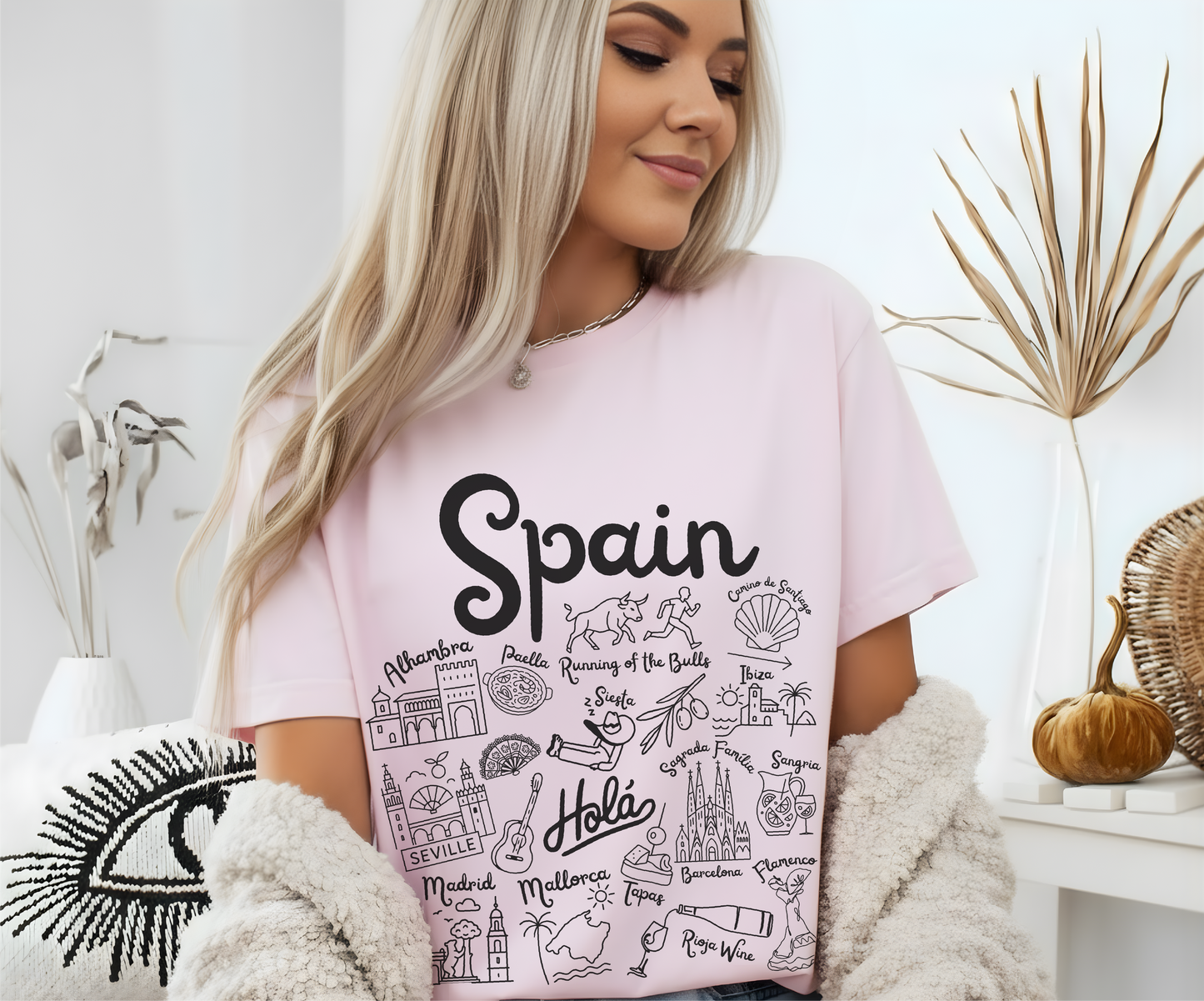 Spain Landmarks t-shirt Comfort Colors®