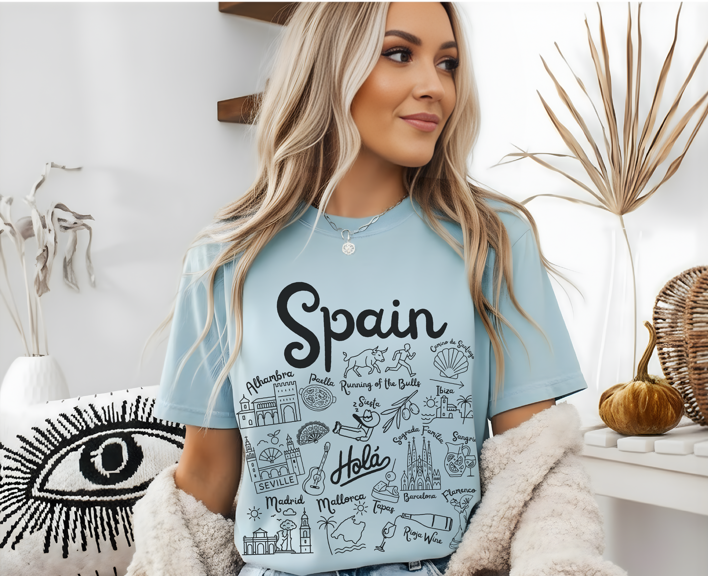 Spain Landmarks t-shirt Comfort Colors®