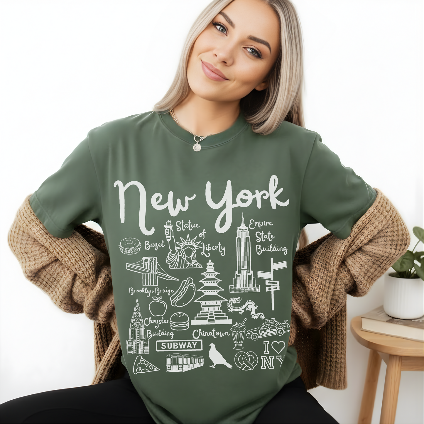 New York Landmarks t-shirt Comfort Colors®