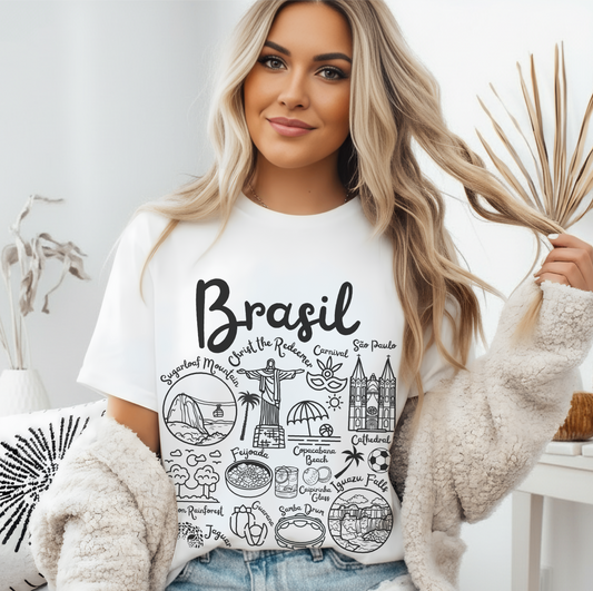 Brasil Landmarks t-shirt Comfort Colors®