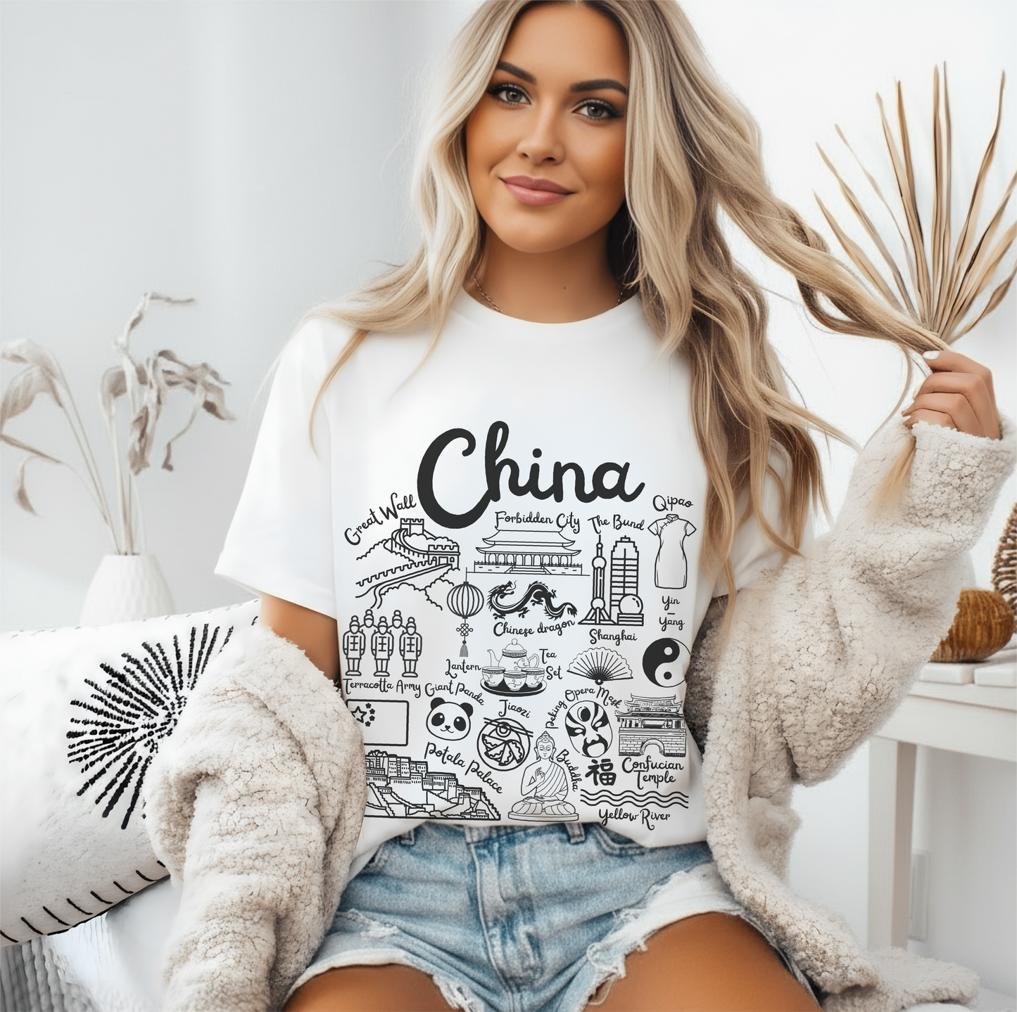 China Landmarks t-shirt Comfort Colors®