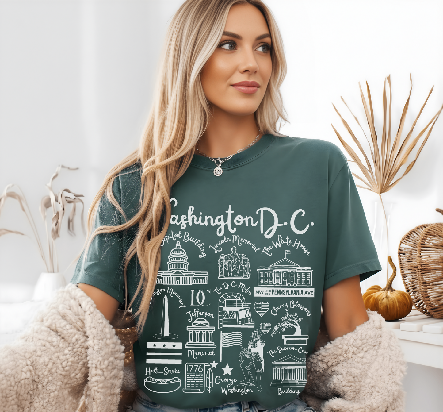 Washington D.C Landmarks t-shirt Comfort Colors®