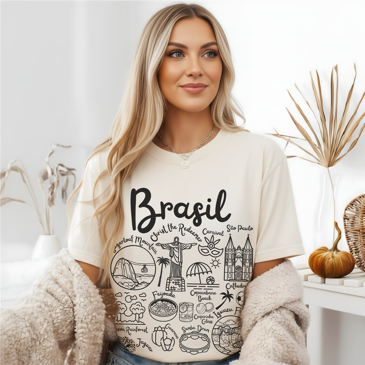 Brasil Landmarks t-shirt Comfort Colors®