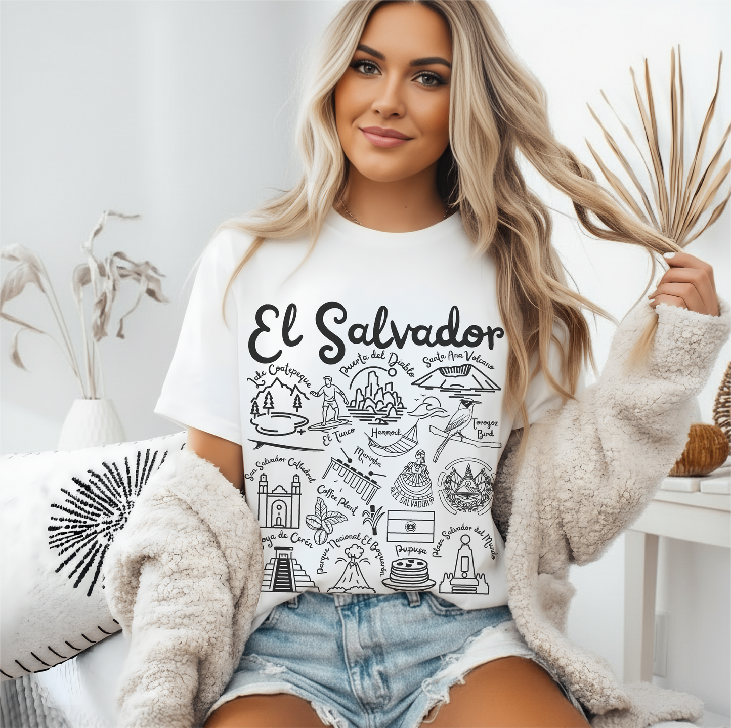 El Salvador Landmarks t-shirt Comfort Colors®
