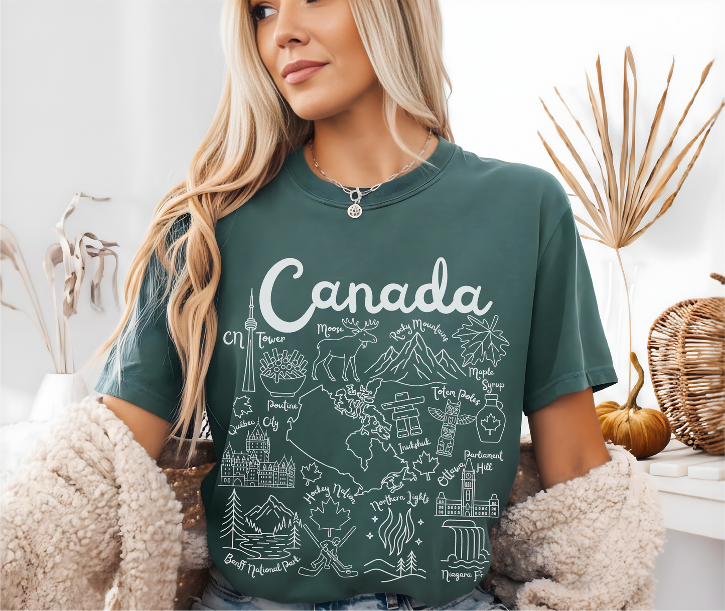Canada Landmarks t-shirt Comfort Colors®