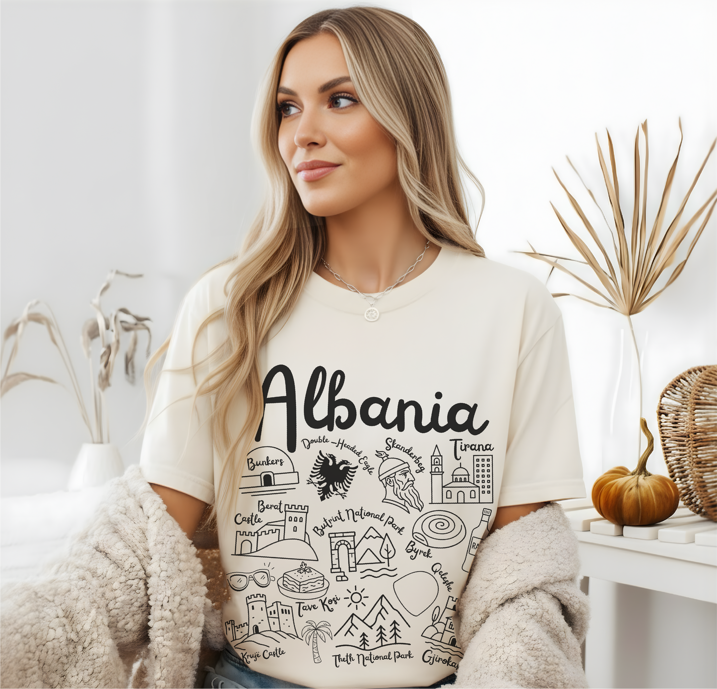 Albania Landmarks t-shirt Comfort Colors®