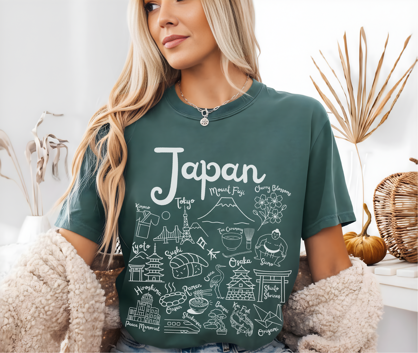 Japan Landmarks t-shirt Comfort Colors®