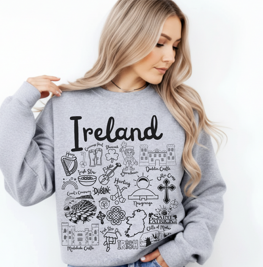 Ireland Landmarks Sweatshirt