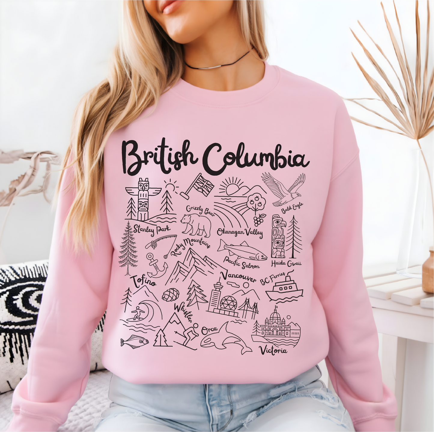 British Columbia Landmarks Sweatshirt
