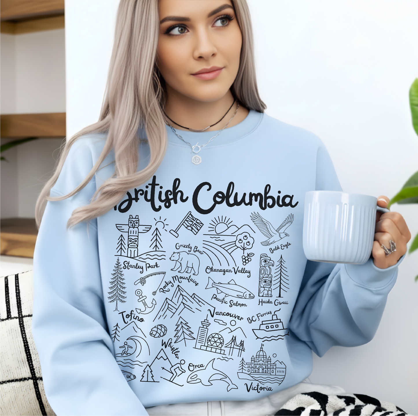 British Columbia Landmarks Sweatshirt