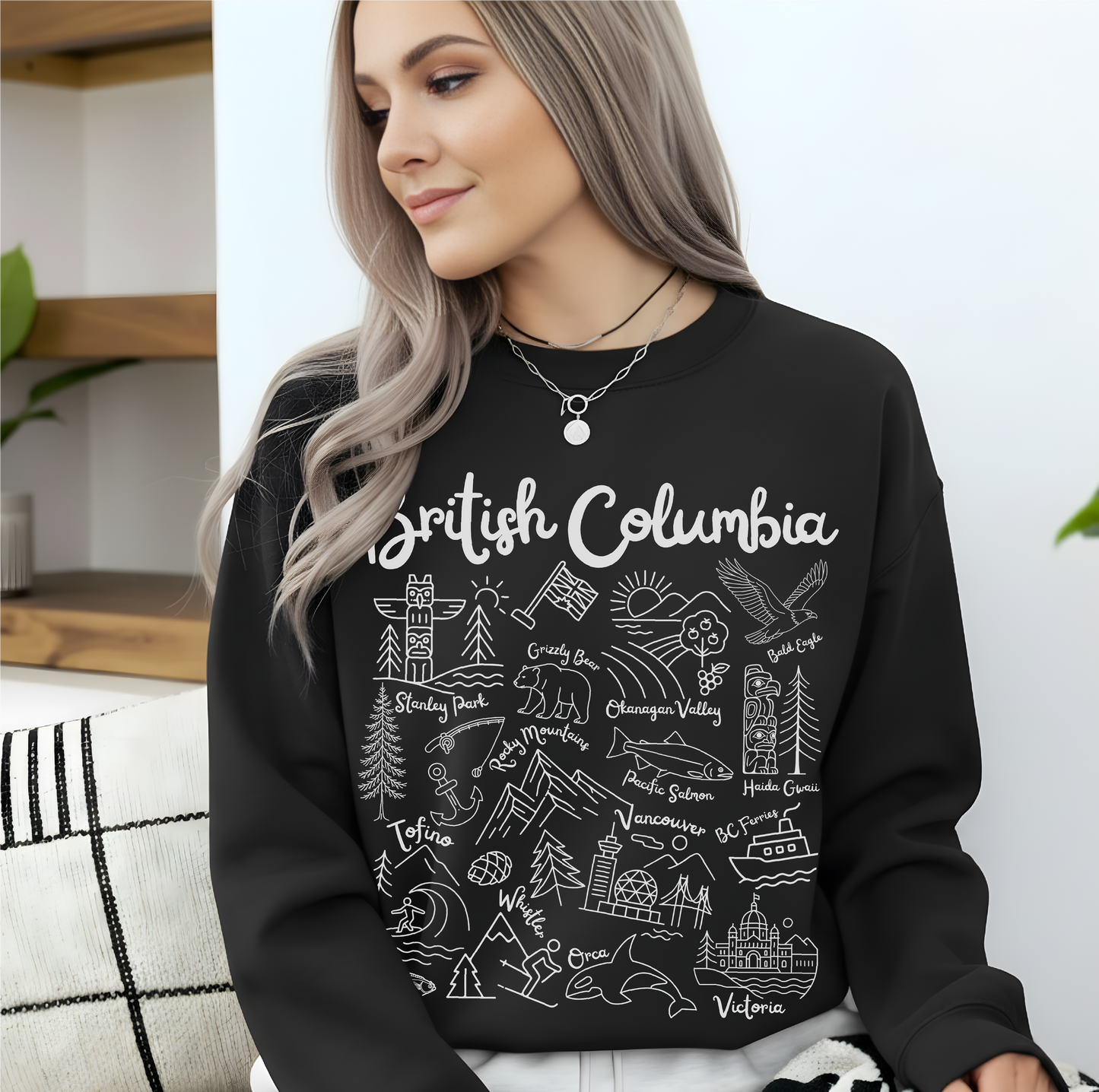British Columbia Landmarks Sweatshirt