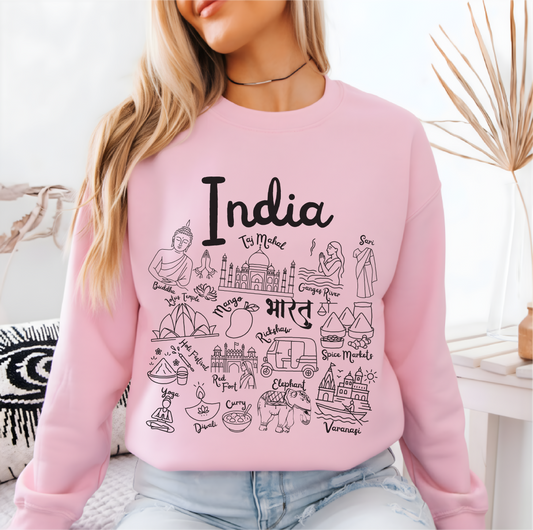India Landmarks Sweatshirt