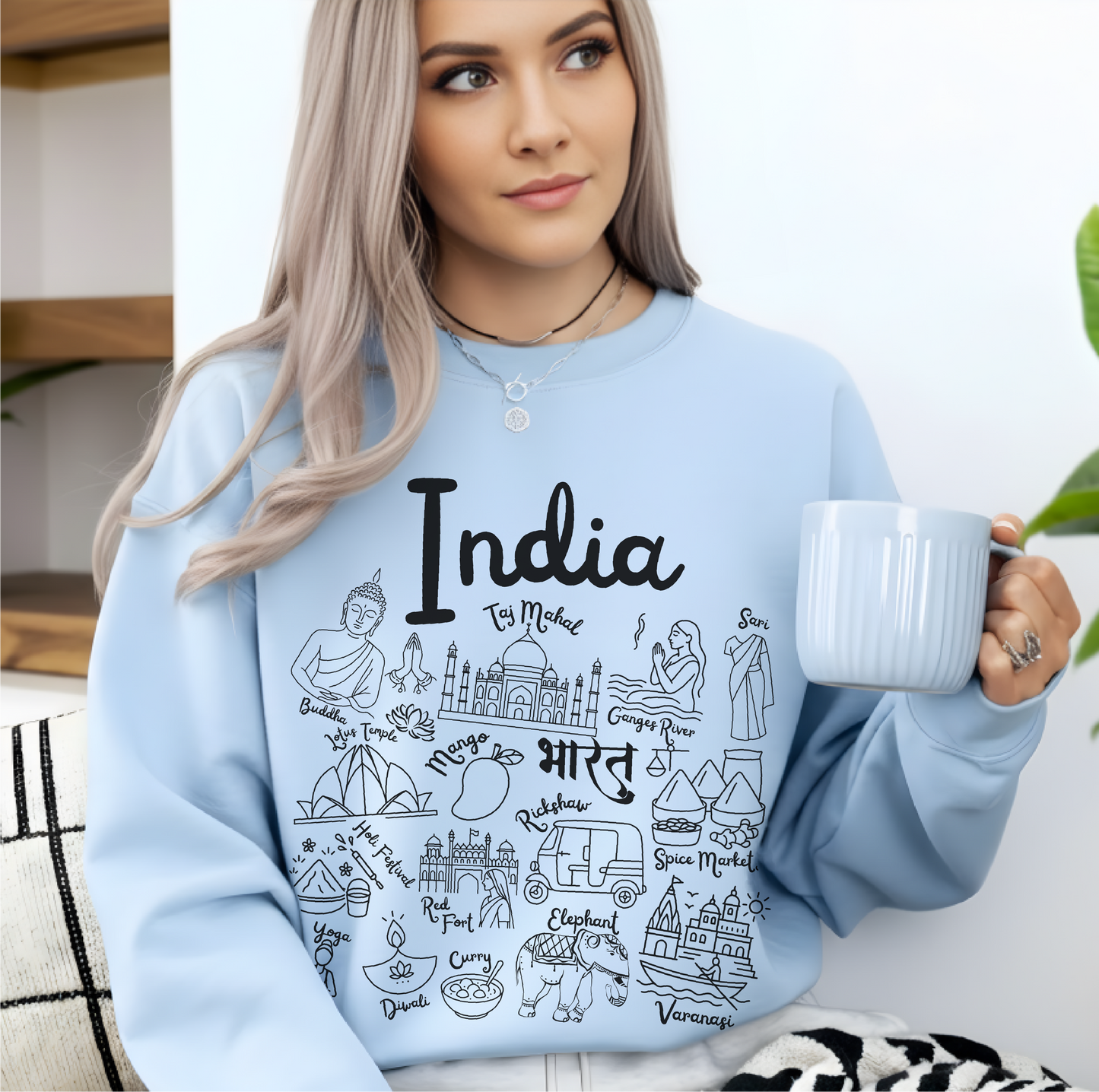 India Landmarks Sweatshirt
