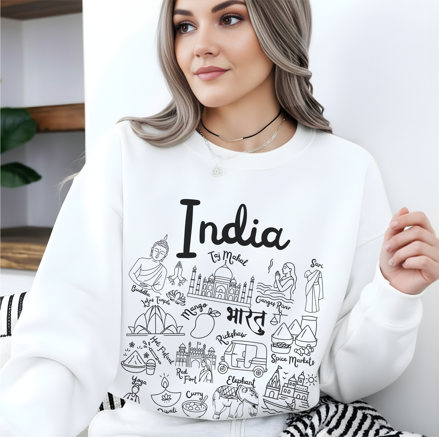 India Landmarks Sweatshirt