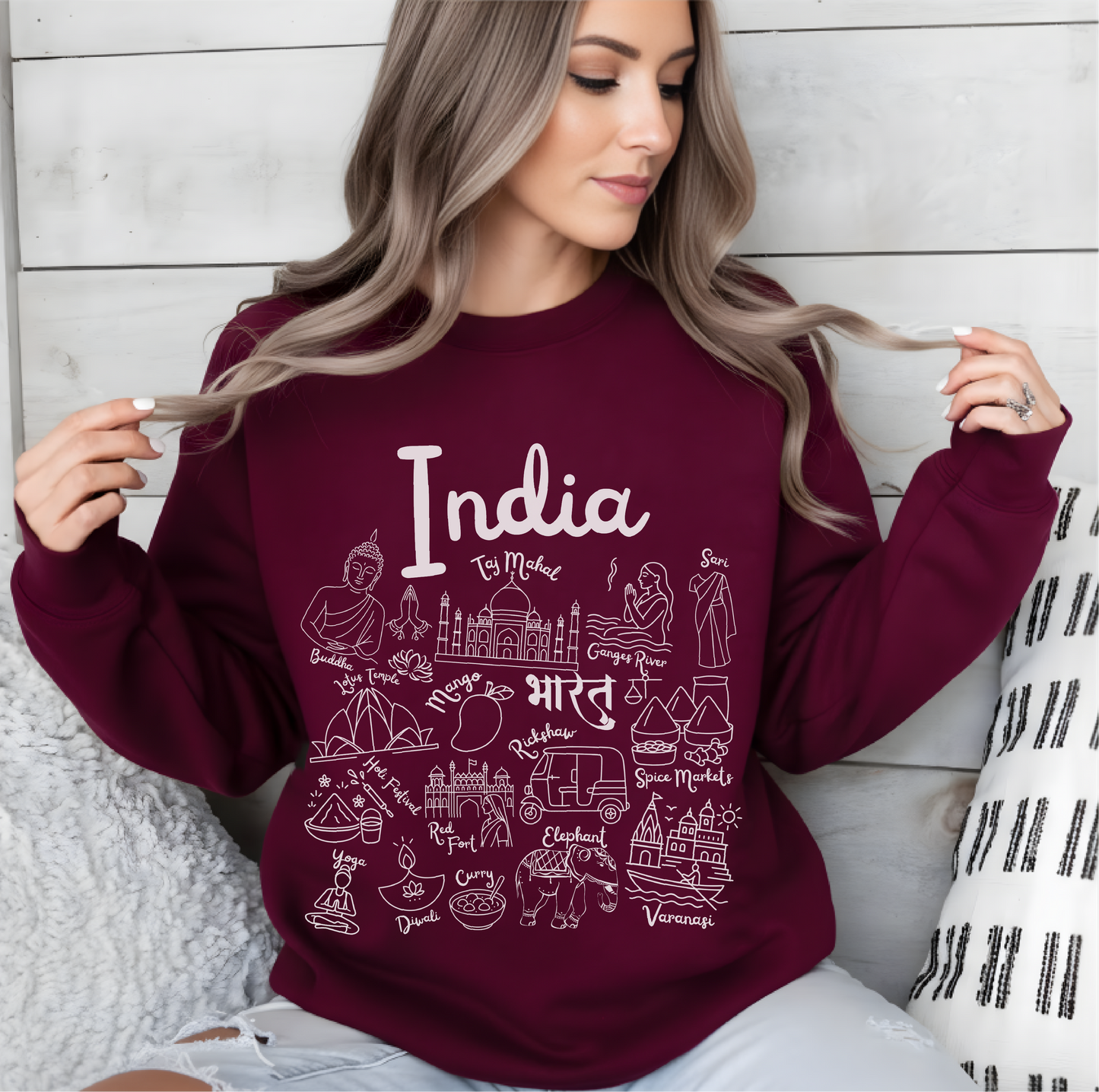 India Landmarks Sweatshirt