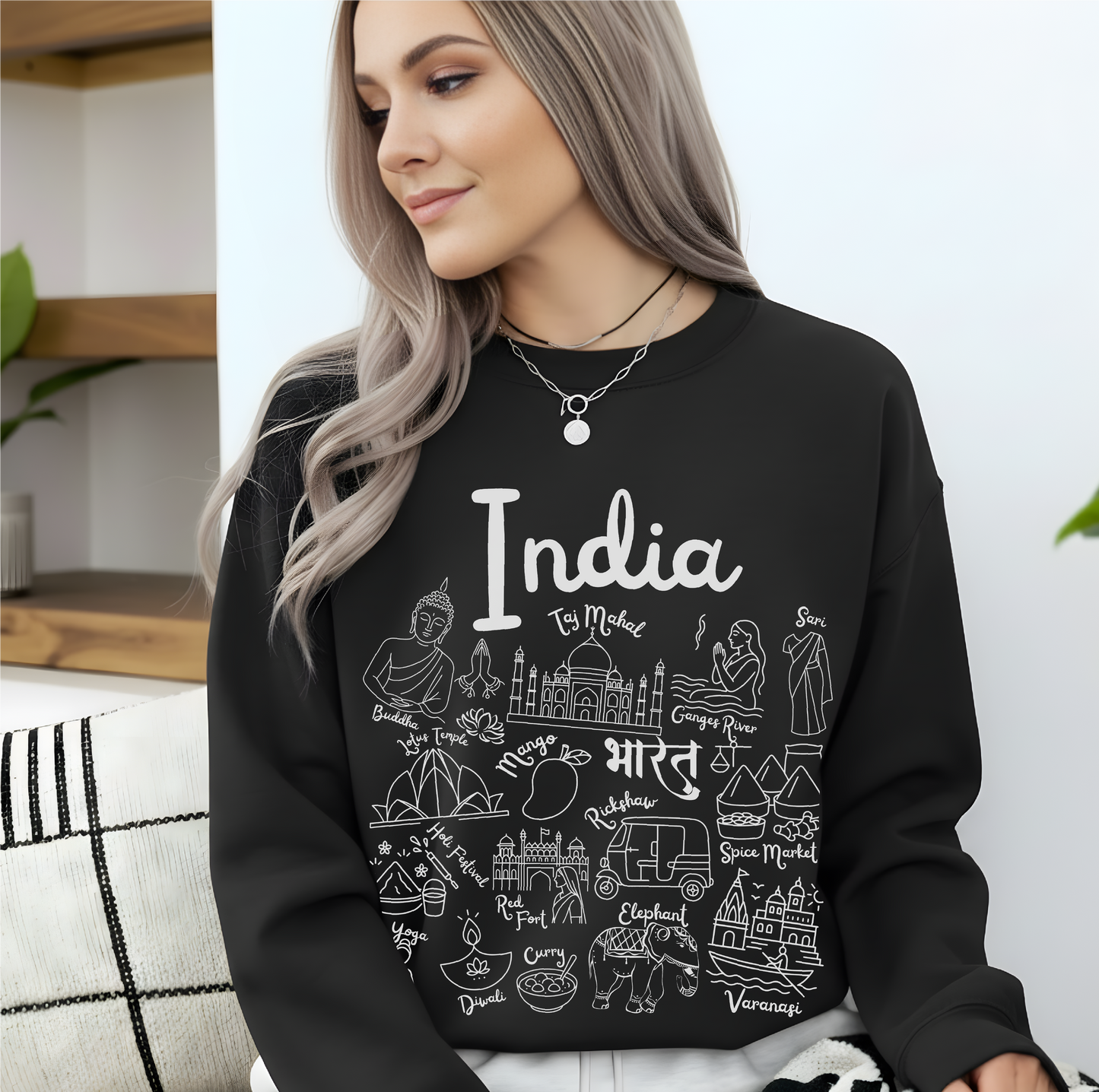 India Landmarks Sweatshirt