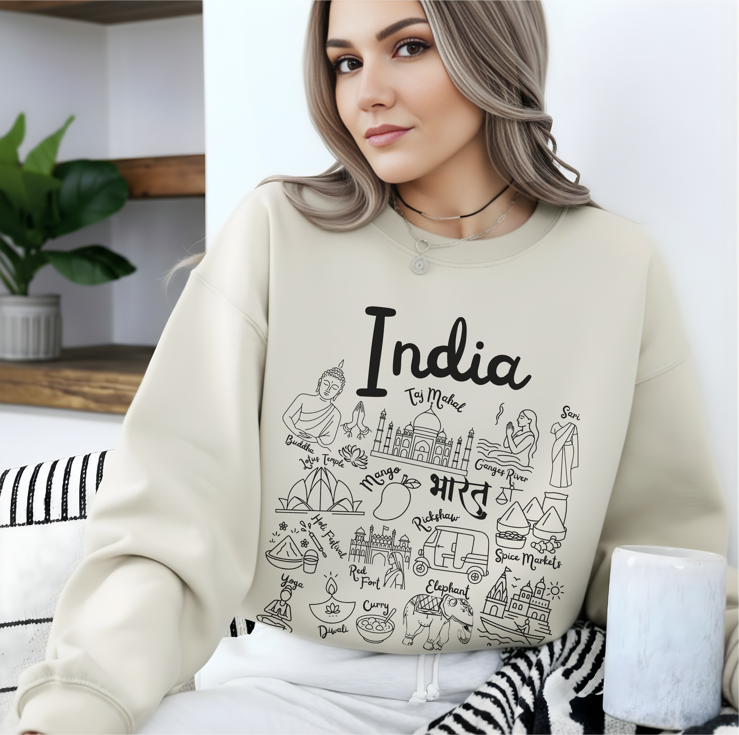India Landmarks Sweatshirt