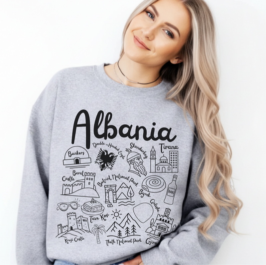 Albania Landmarks Sweatshirt
