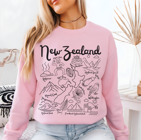 New Zealand Landmarks Sweatshirt