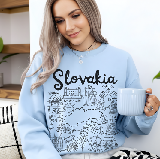 Slovakia Landmarks Sweatshirt