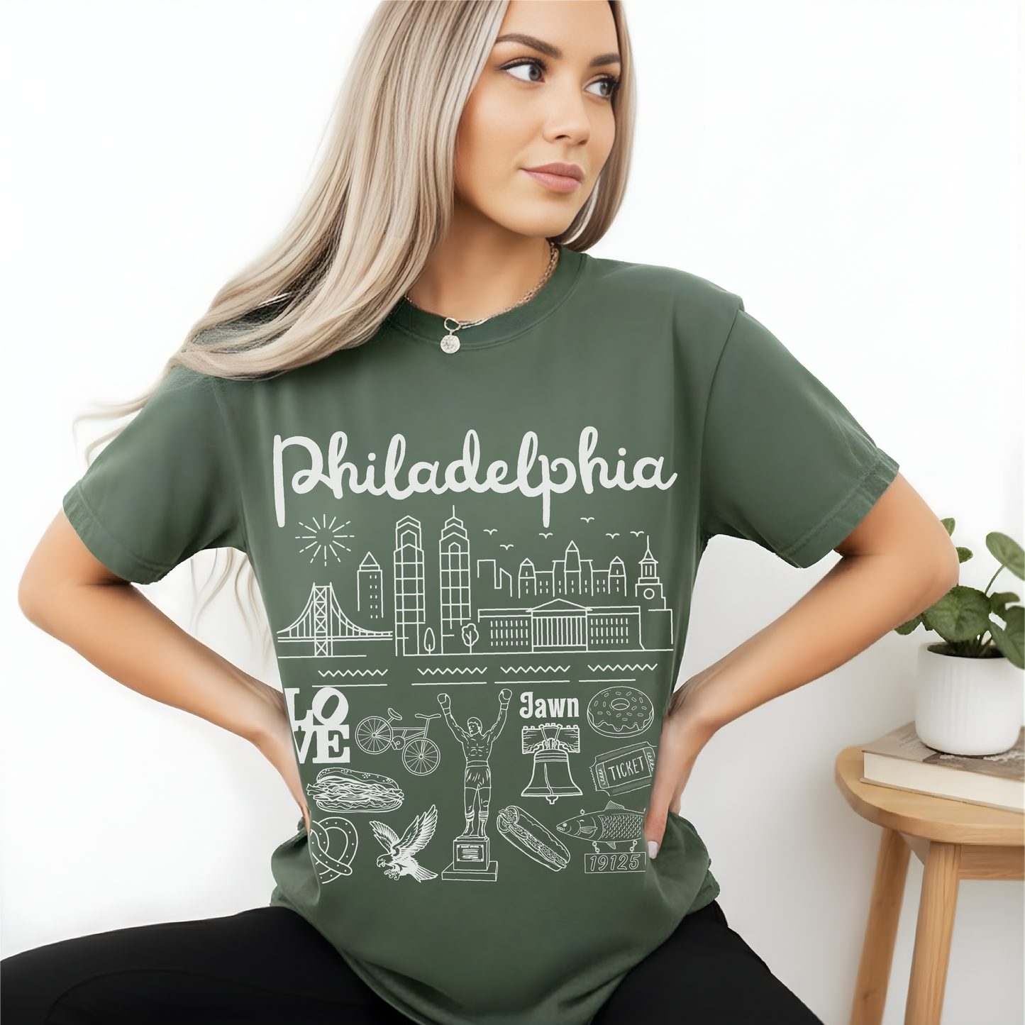 Philadelphia Landmarks t-shirt Comfort Colors®