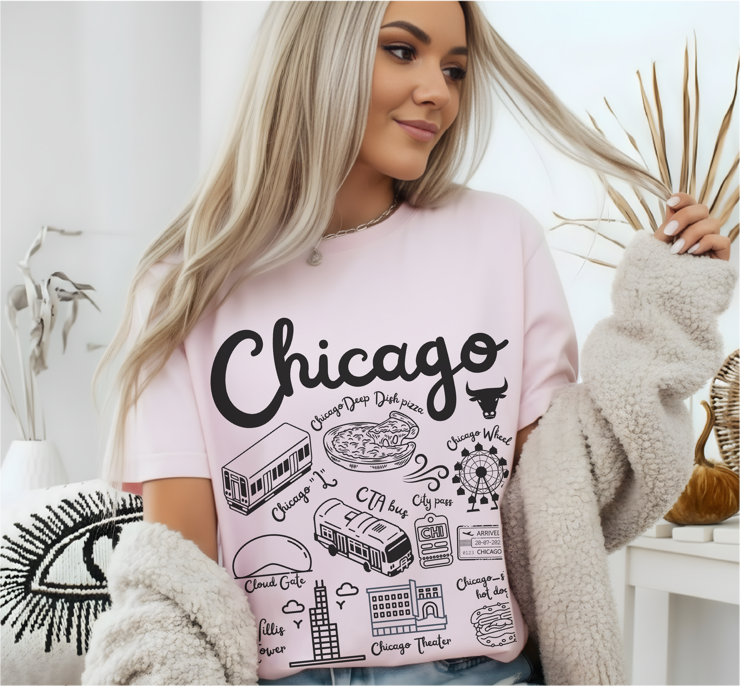 Chicago Landmarks t-shirt Comfort Colors®