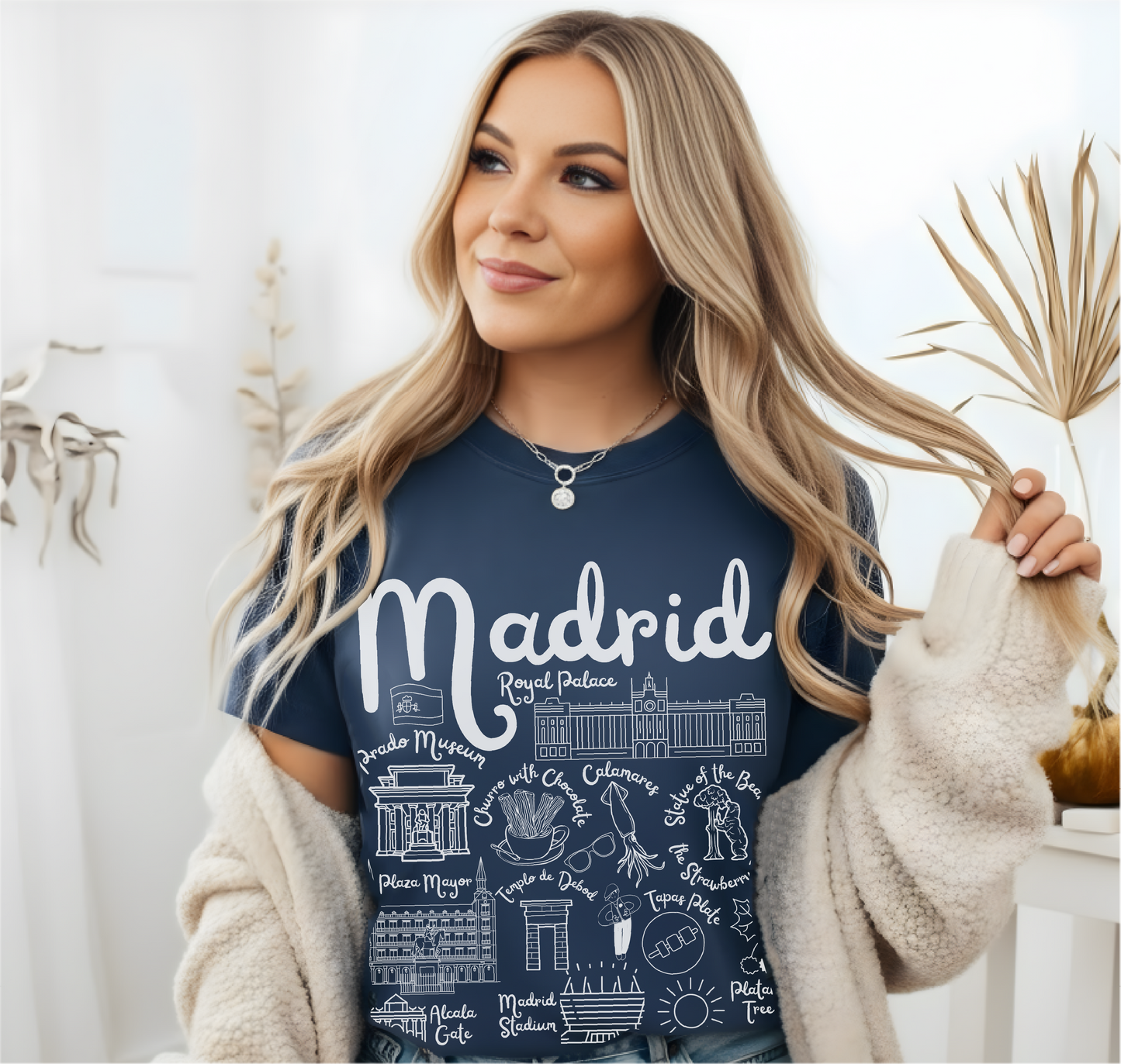 Madrid Spain Landmarks t-shirt Comfort Colors®