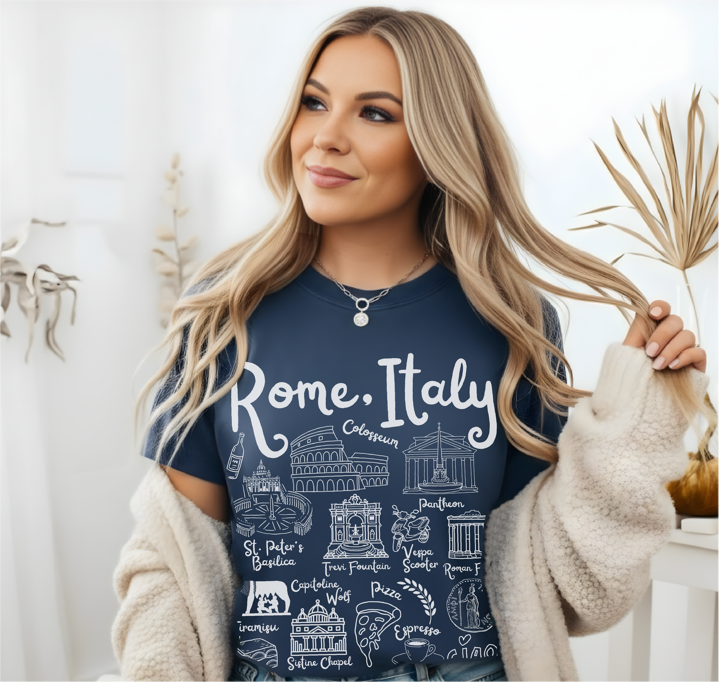 Rome Italy Landmarks t-shirt Comfort Colors®