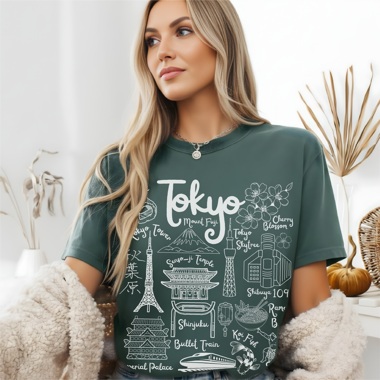 Tokyo Japan Landmarks t-shirt Comfort Colors®