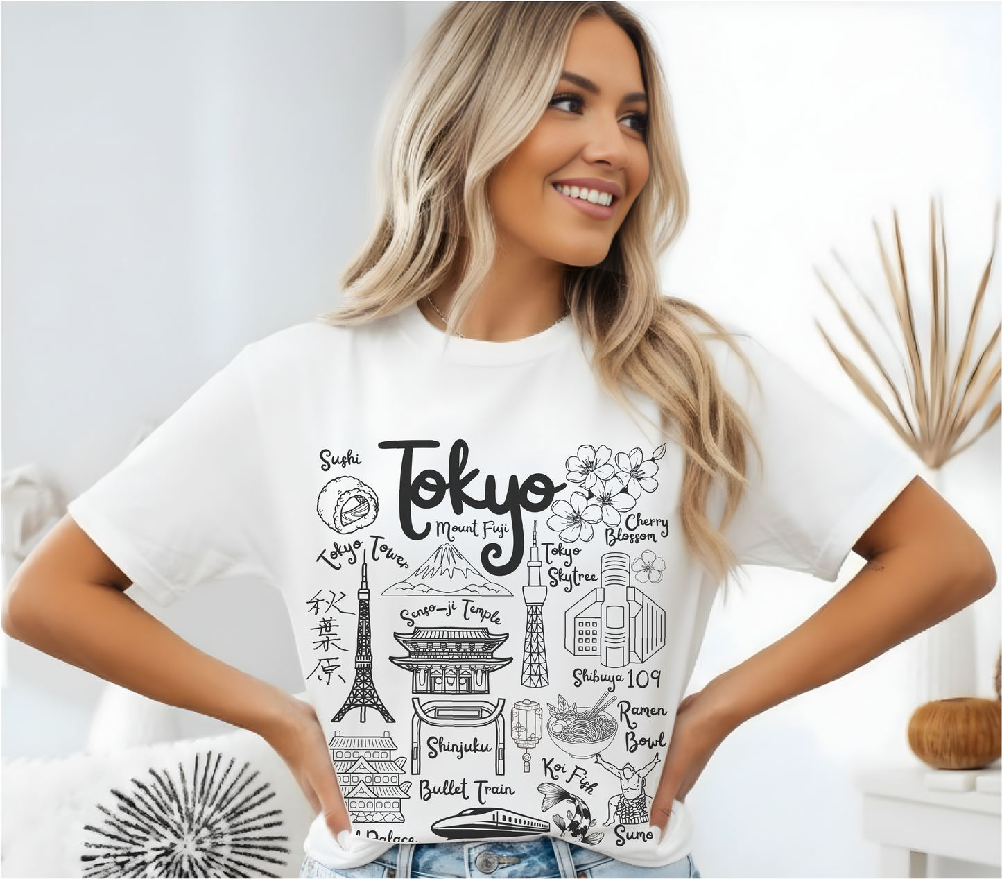 Tokyo Japan Landmarks t-shirt Comfort Colors®