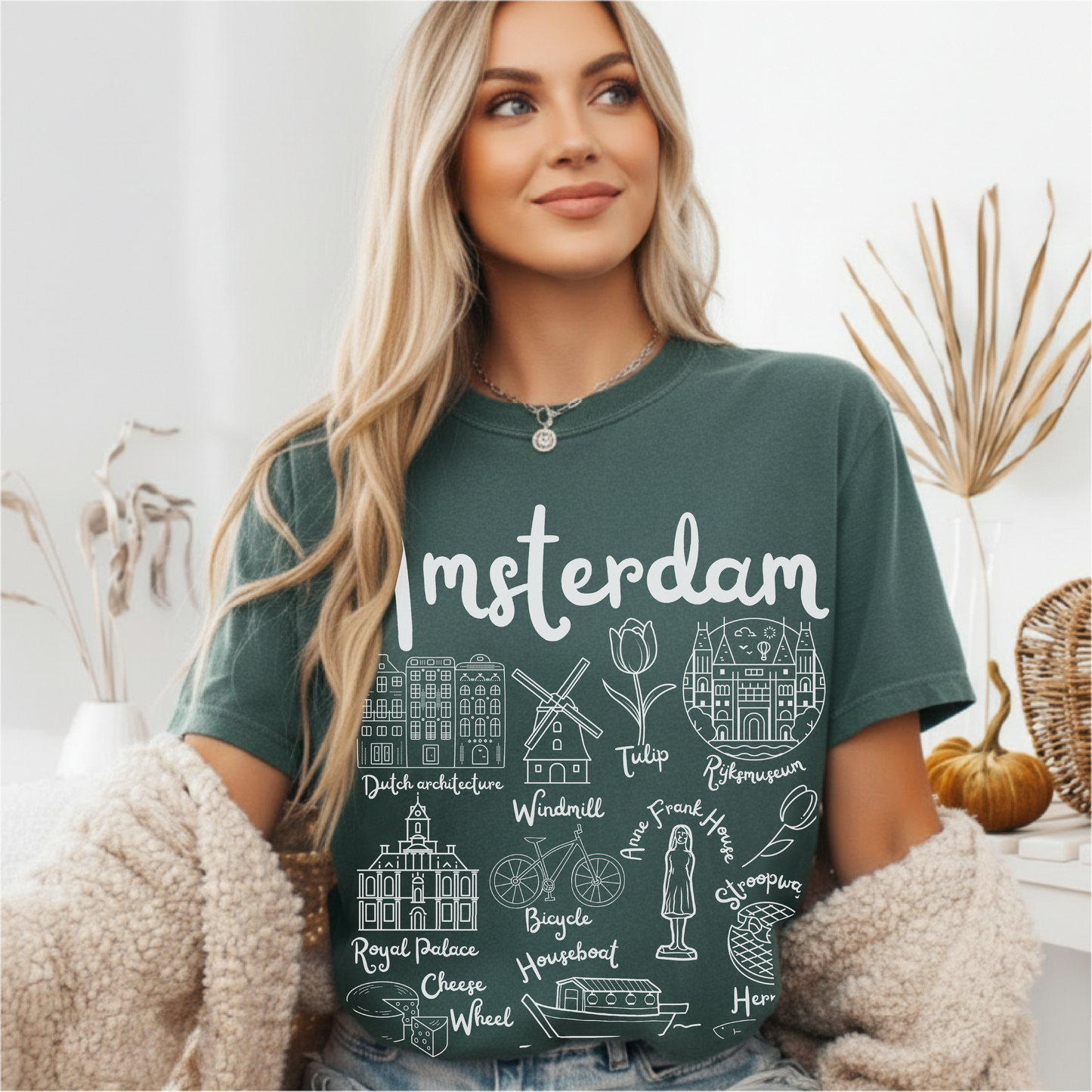 Amsterdam Landmarks t-shirt Comfort Colors®