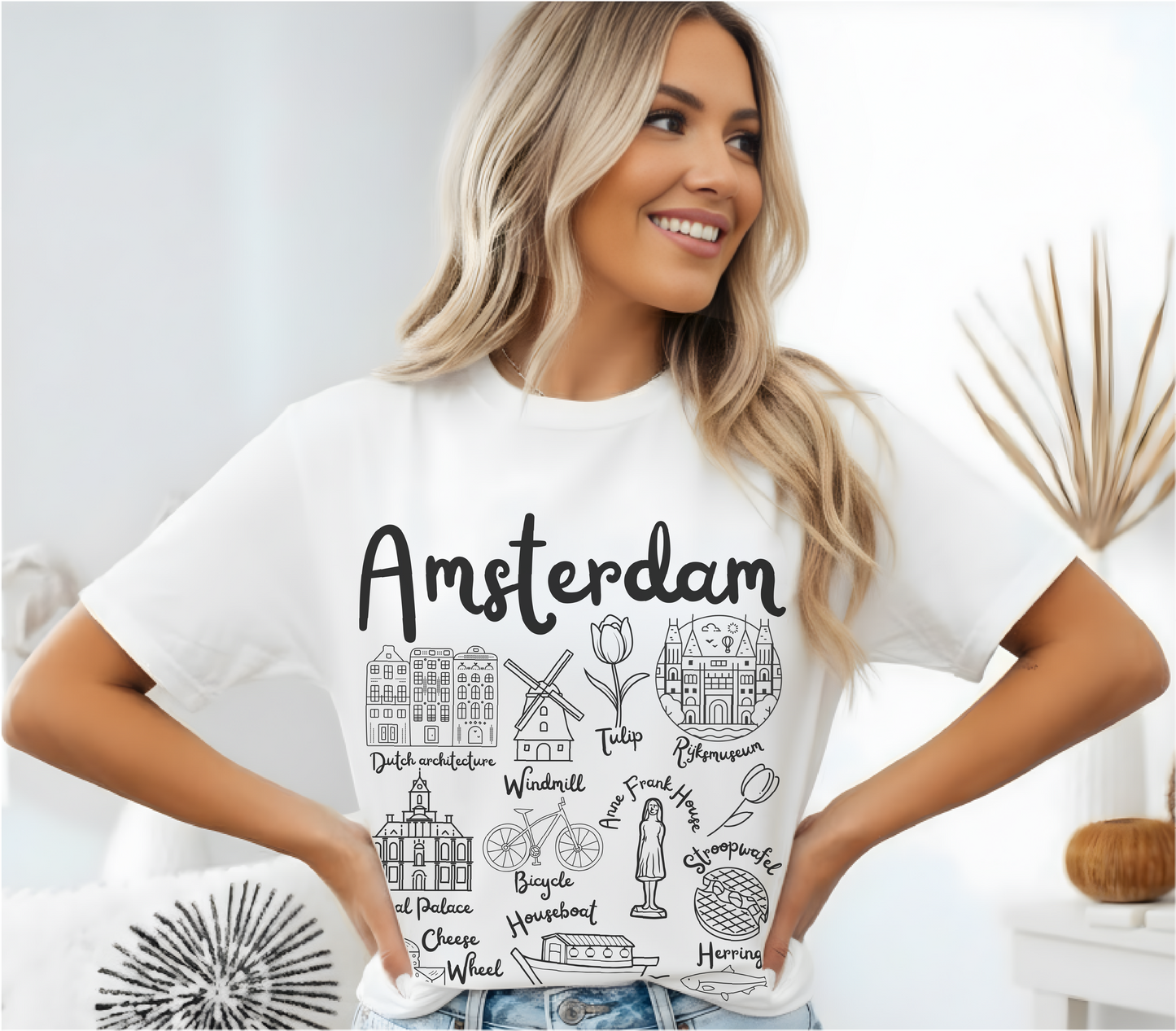 Amsterdam Landmarks t-shirt Comfort Colors®