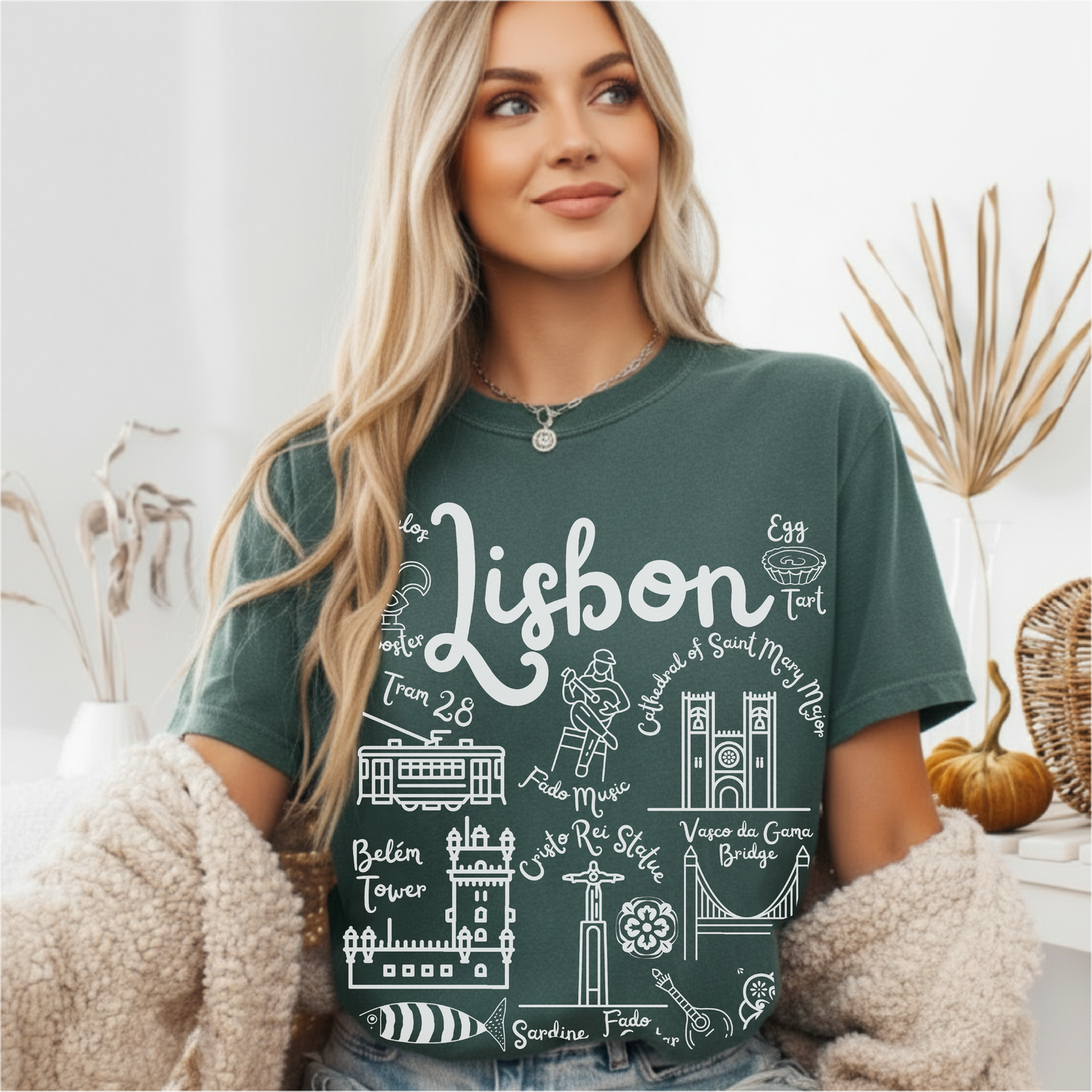 Lisbon Landmarks t-shirt Comfort Colors®