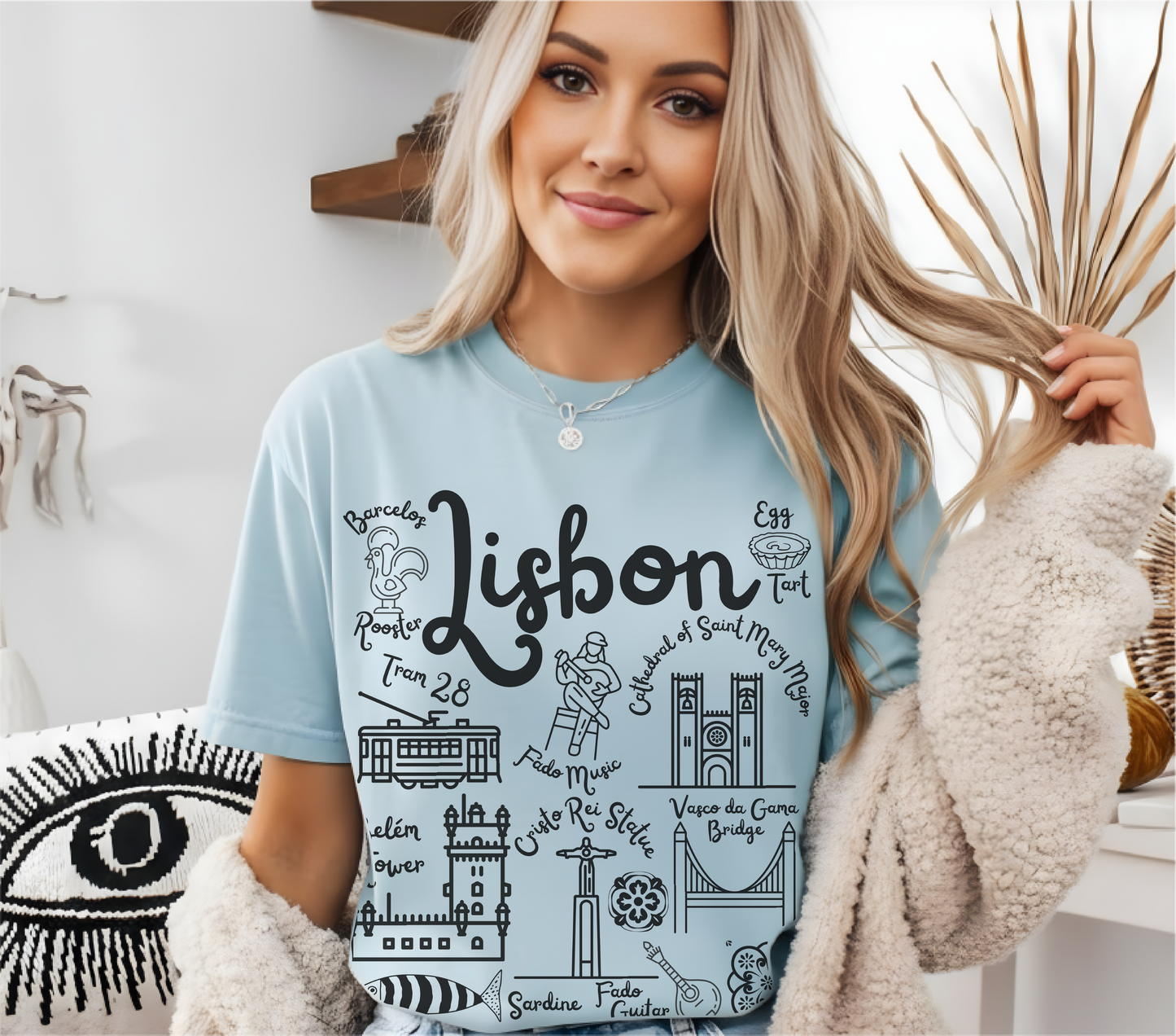 Lisbon Landmarks t-shirt Comfort Colors®